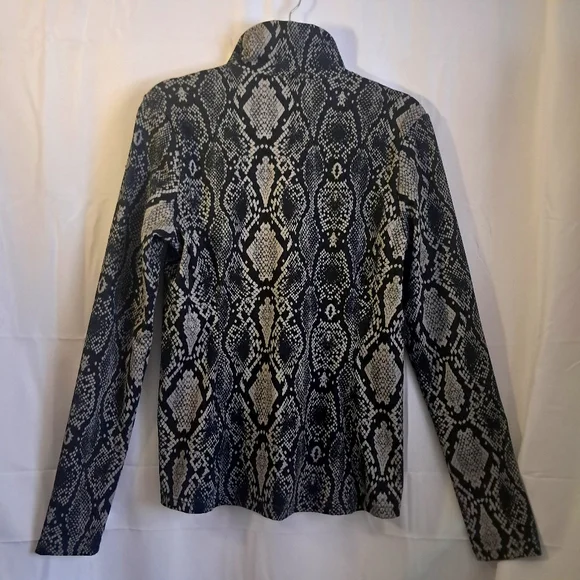 Goldbergh Luxury Sports Linda Snake Print Layer Top Large EUC
